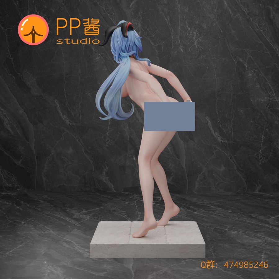 Ganyu in the bathroom - Genshin Impact