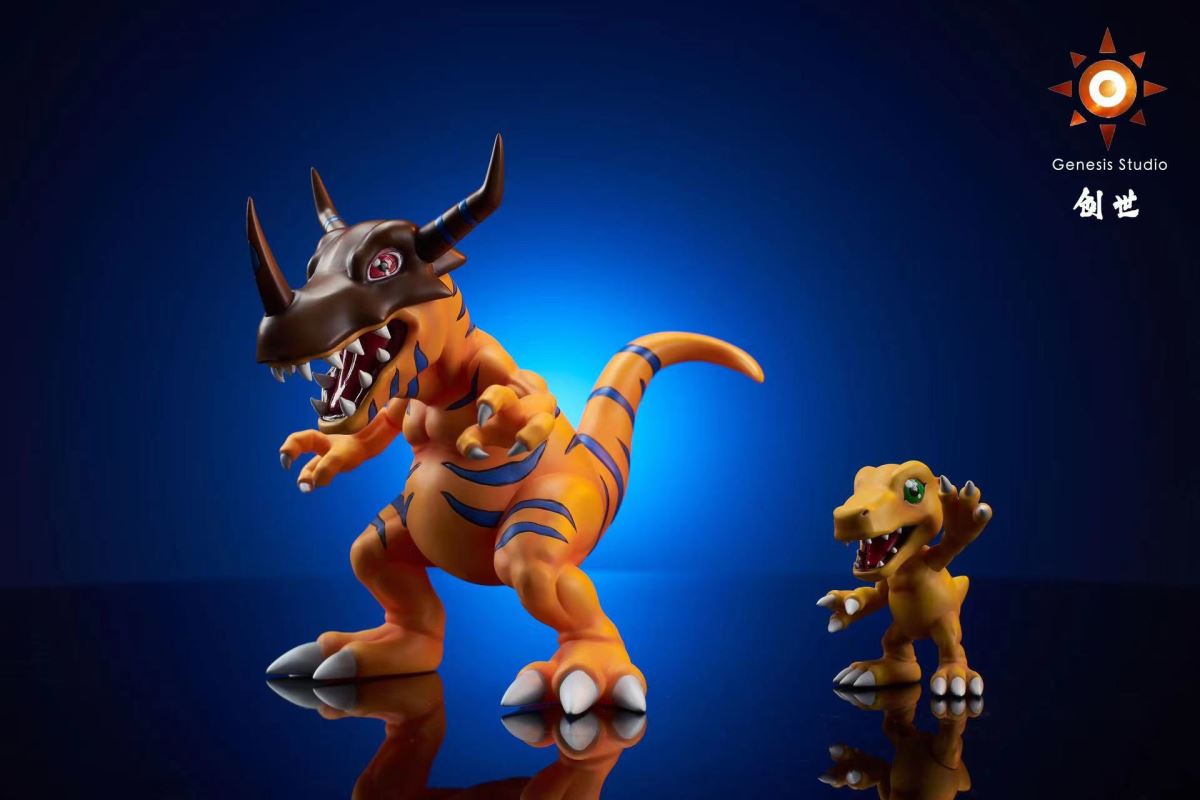Greymon & Agumon - Digimon