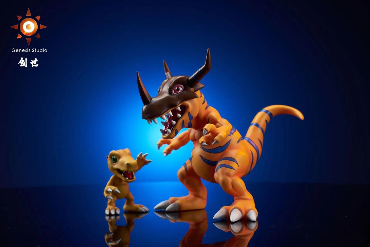 Greymon & Agumon - Digimon