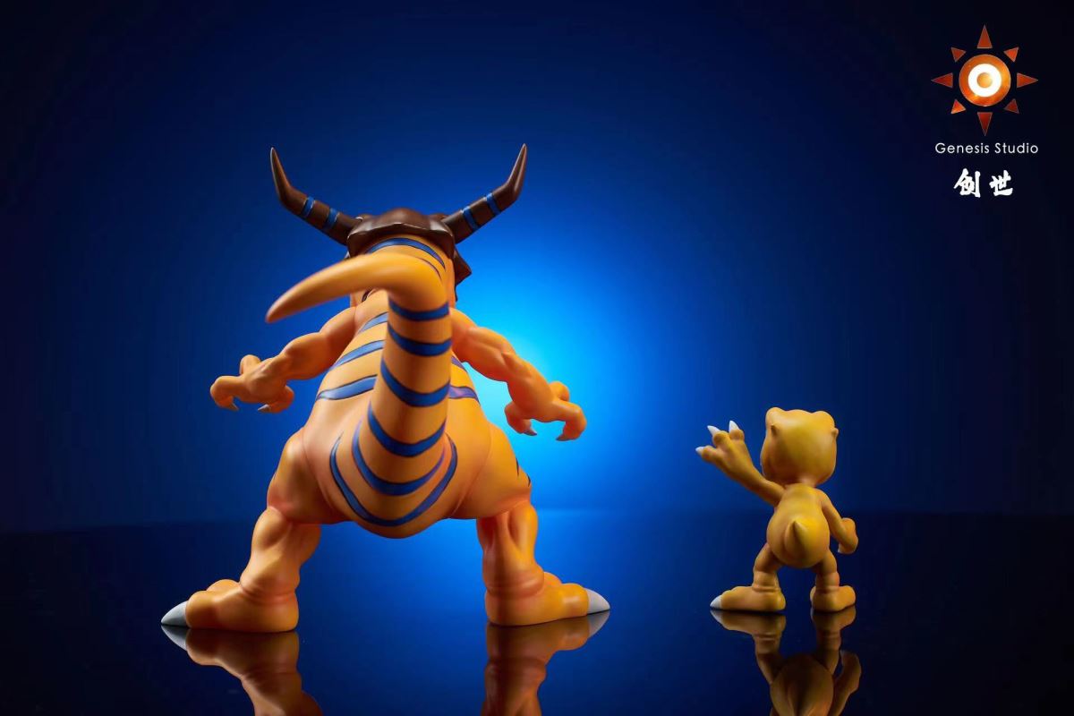 Greymon & Agumon - Digimon