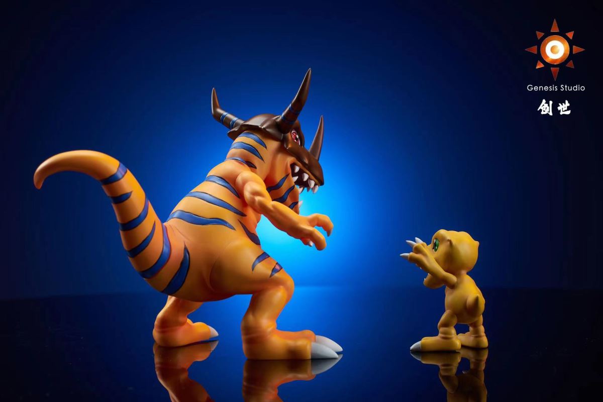 Greymon & Agumon - Digimon