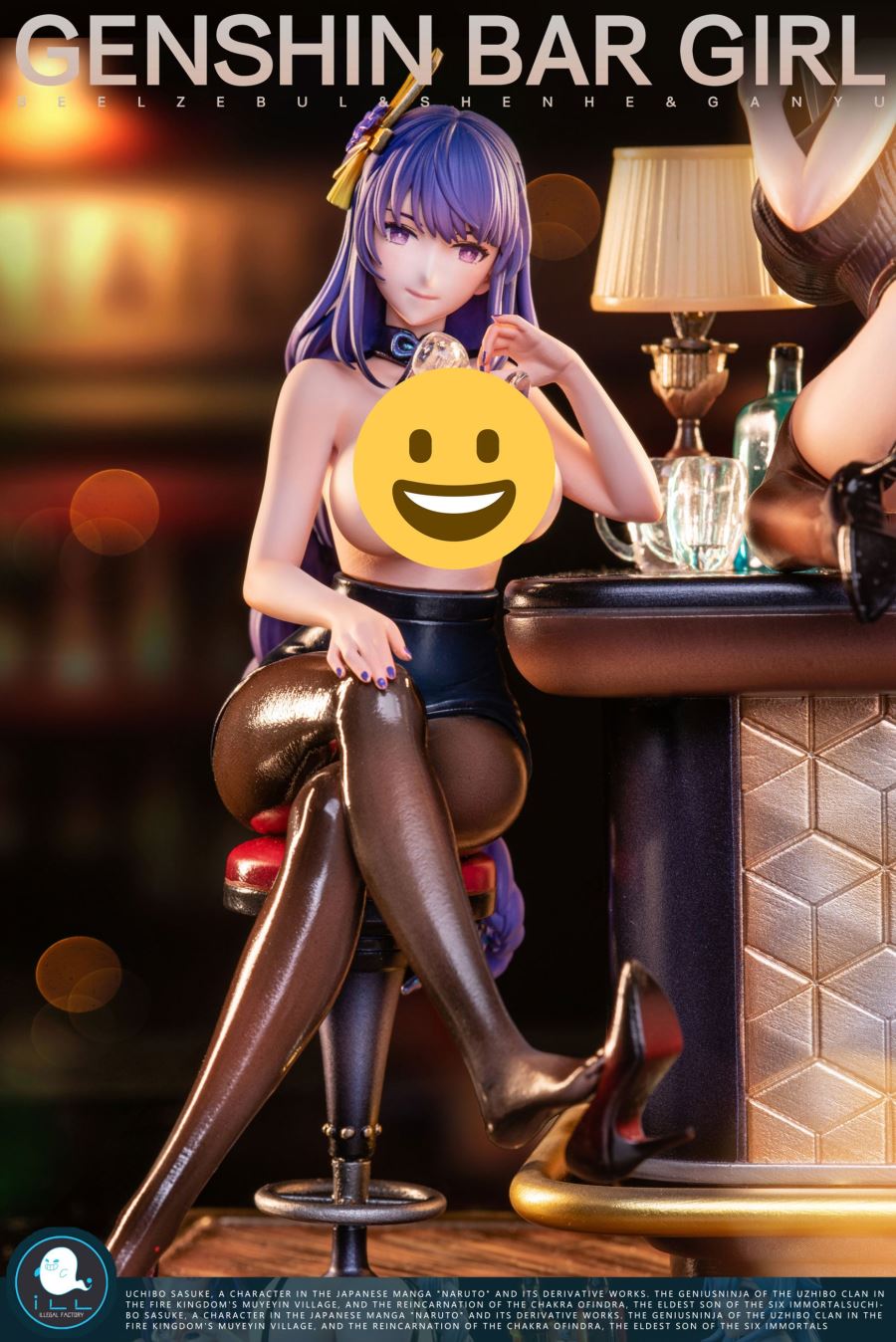 Night Bar Ver. Ganyu & Shenhe & Raiden Shogun - Genshin Impact