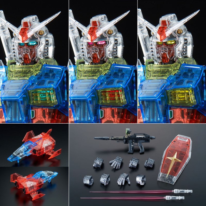 PG UNLEASHED 1/60 CLEAR COLOR BODY FOR RX-78-2 GUNDAM