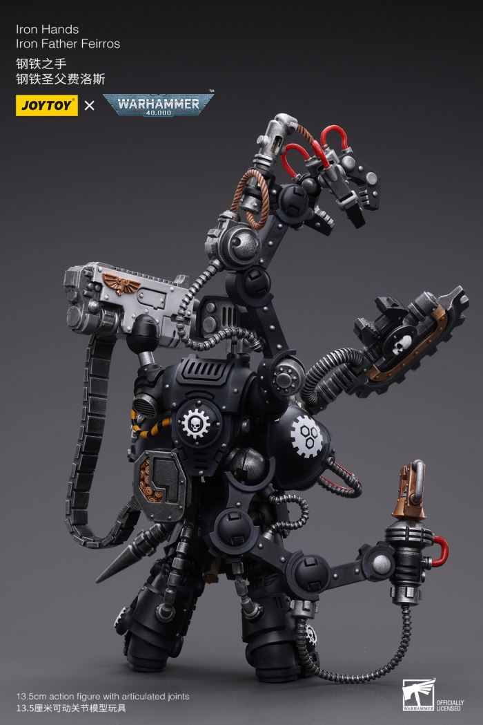 Iron Hands Holy Father Fellowes/Extreme Warriors Chief Thinker Digris/Space Wolves Ajak Stonefist 1/18