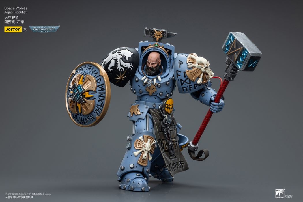 Iron Hands Holy Father Fellowes/Extreme Warriors Chief Thinker Digris/Space Wolves Ajak Stonefist 1/18