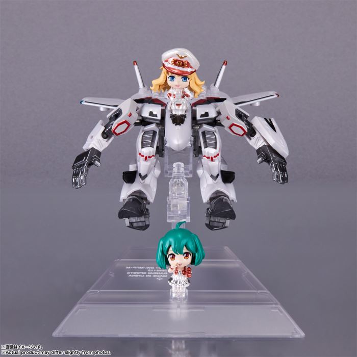 TINY SESSION VF-25F Messiah Valkyrie (Saotome Alto Machine) with Sheryl Nome & Ranka Lee -METALLIC COLOR EDITION-