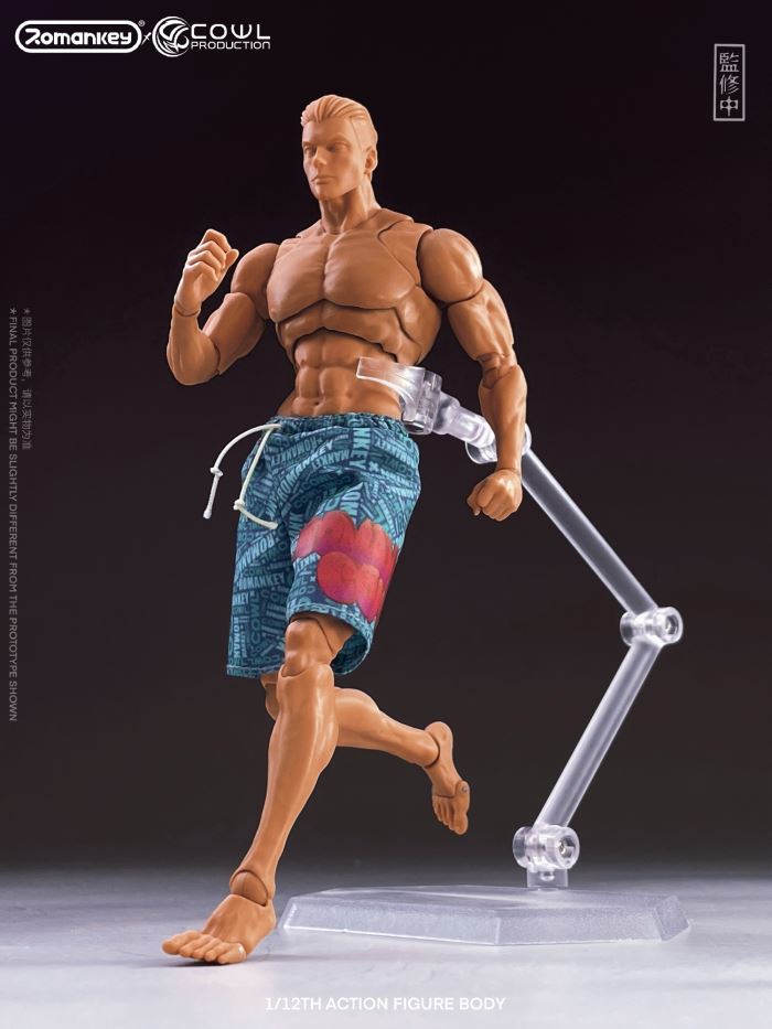 super movable male body-three skin colors 1/12