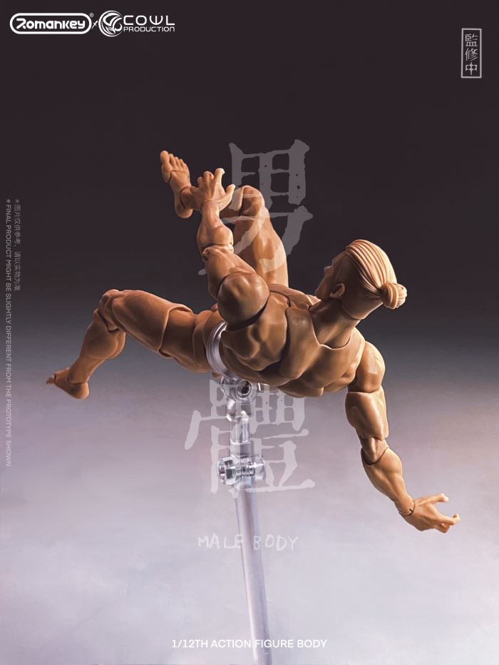 super movable male body-three skin colors 1/12