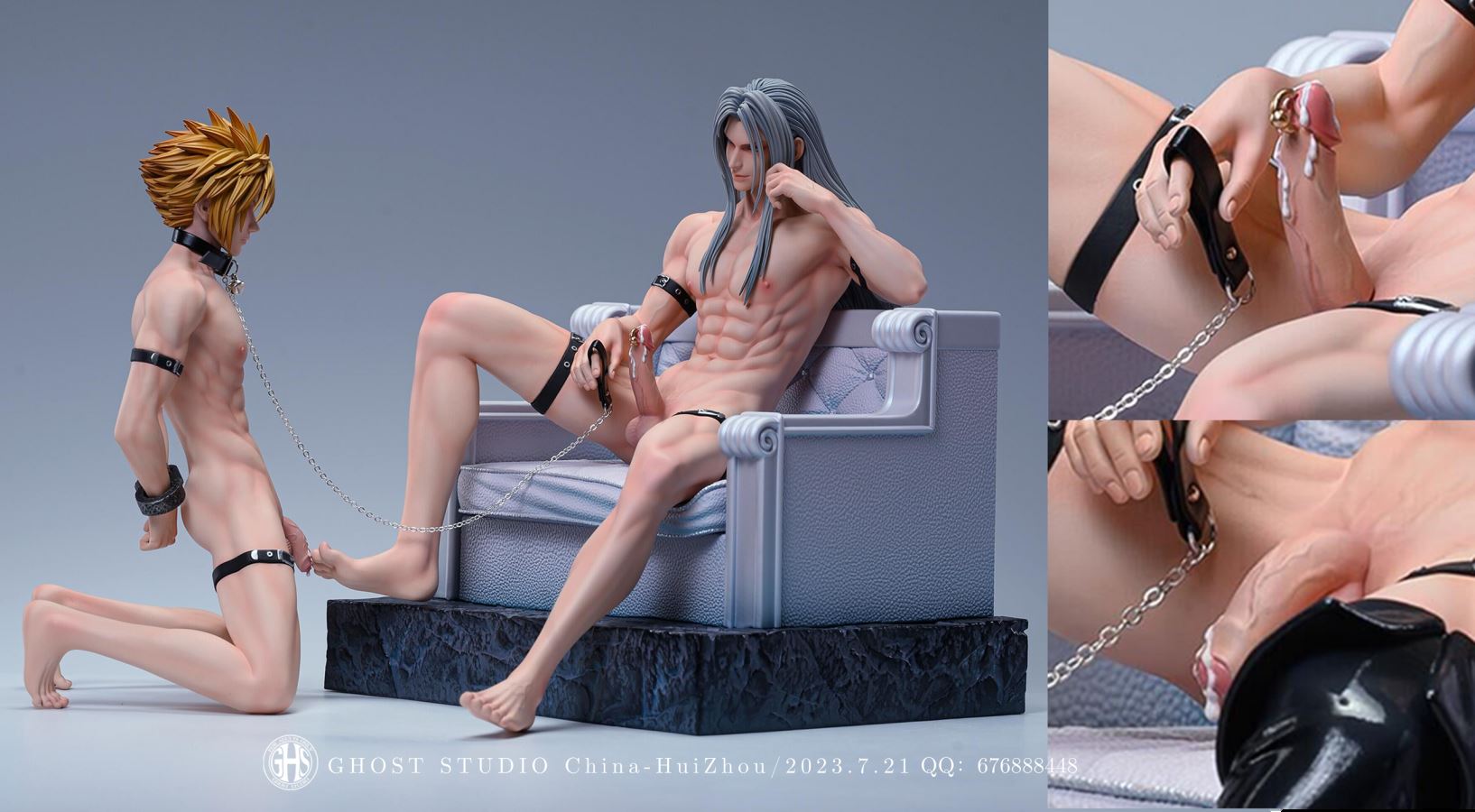 Final Fantasy VII Sephiroth & Cloud Strife in Imprisonment