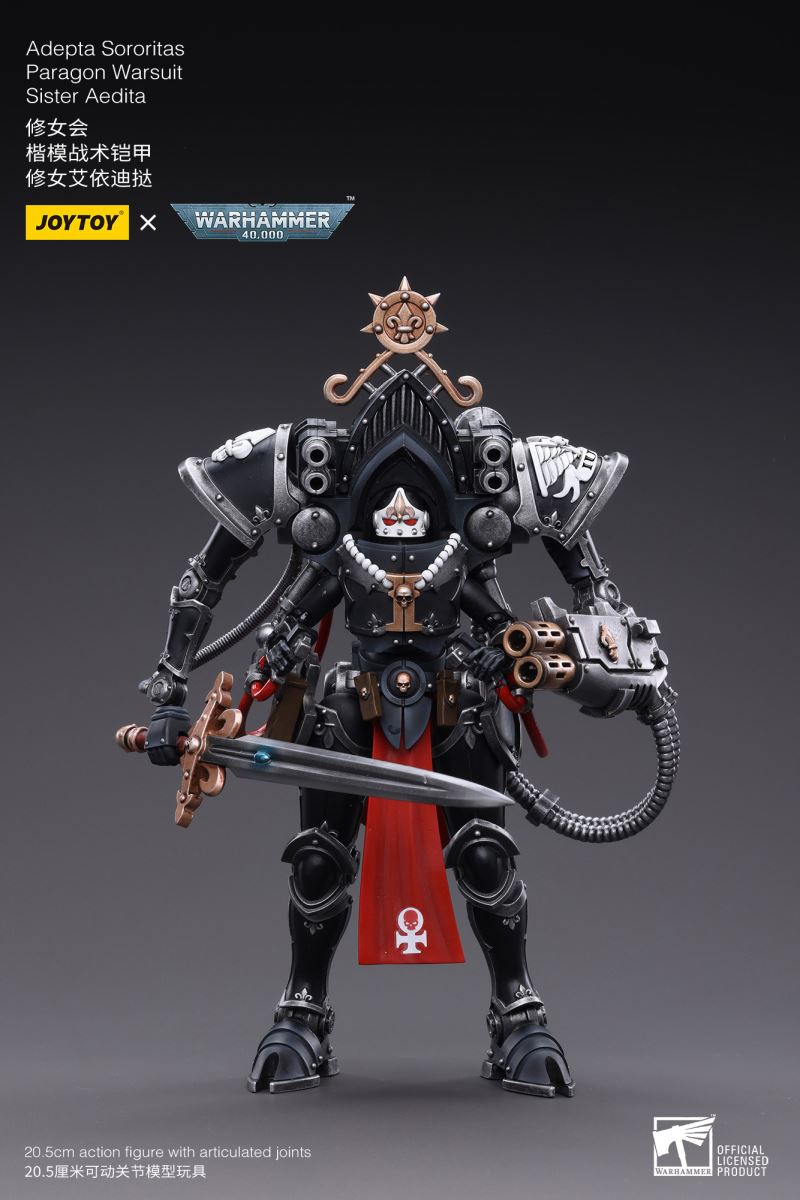 Warhammer 40,000 Sisters Model Tactical Armor & Ultimate Warrior Arbiter Veteran Sergeant 1/18
