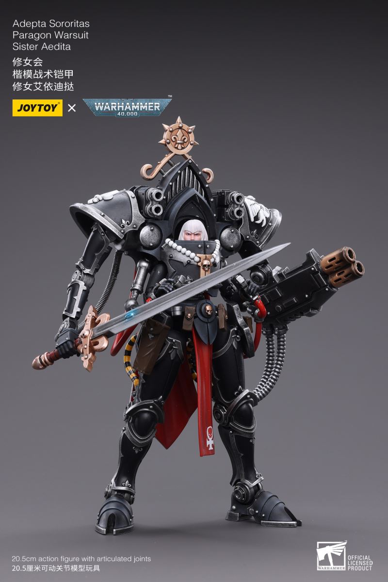 Warhammer 40,000 Sisters Model Tactical Armor & Ultimate Warrior Arbiter Veteran Sergeant 1/18