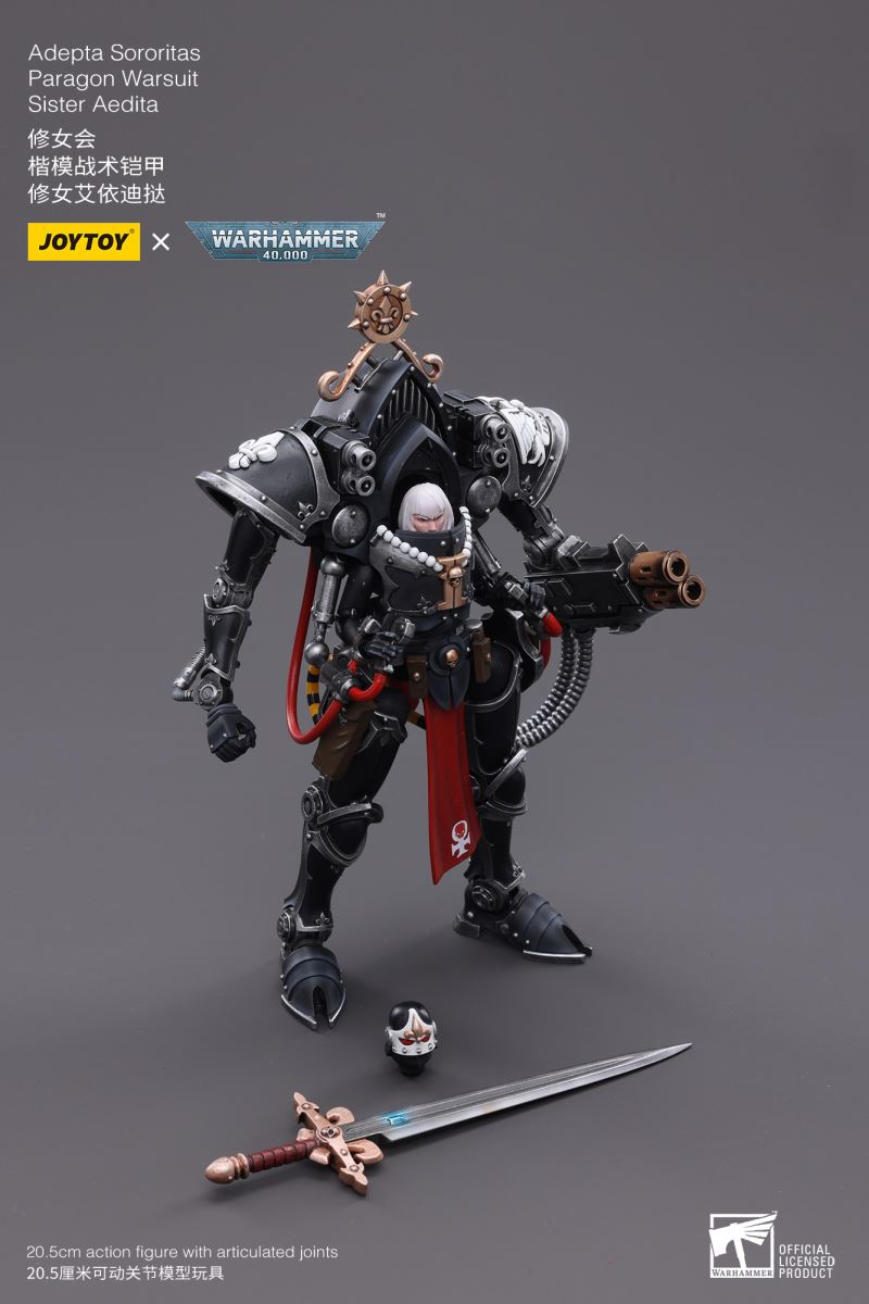 Warhammer 40,000 Sisters Model Tactical Armor & Ultimate Warrior Arbiter Veteran Sergeant 1/18