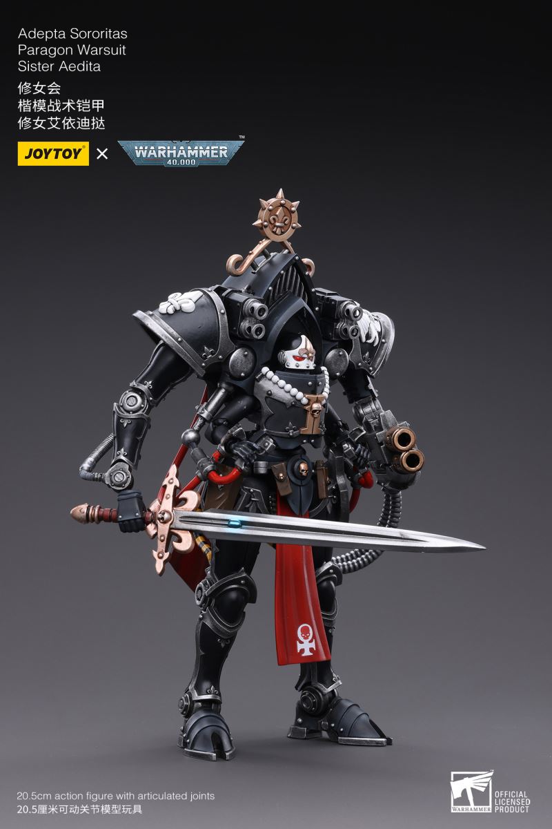 Warhammer 40,000 Sisters Model Tactical Armor & Ultimate Warrior Arbiter Veteran Sergeant 1/18