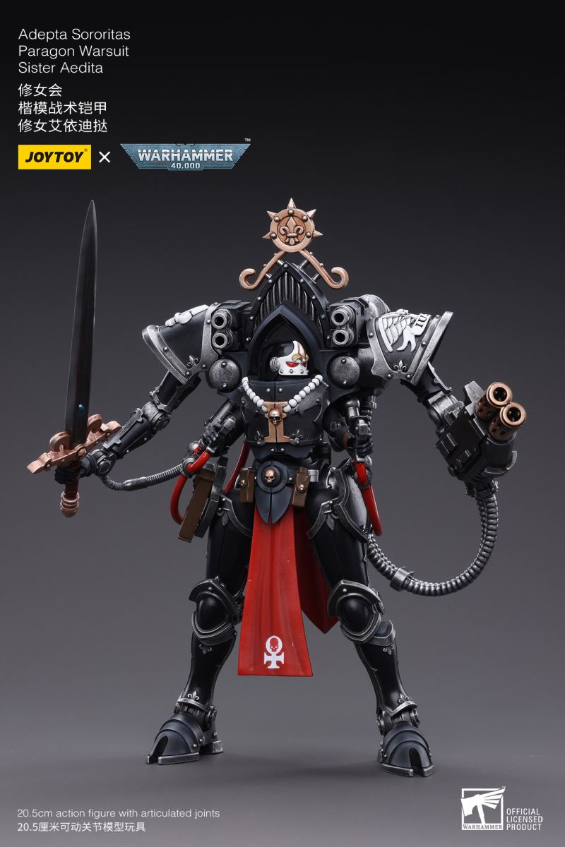 Warhammer 40,000 Sisters Model Tactical Armor & Ultimate Warrior Arbiter Veteran Sergeant 1/18