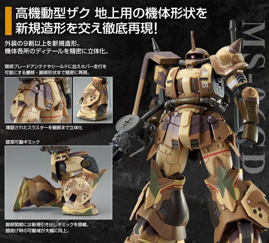 HG 1/144 High mobility type Zaku ground use (Egba machine)