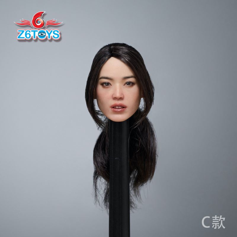 Asian beauty head carving 1/6