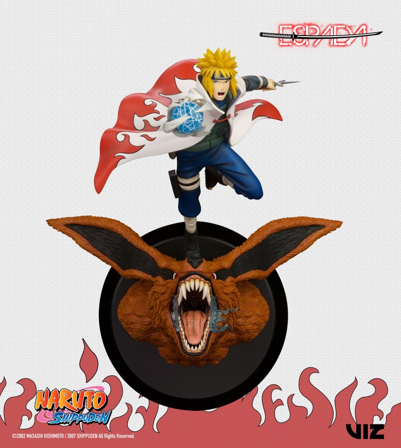 MINATO NAMIKAZE VS NINE TAILED FOX