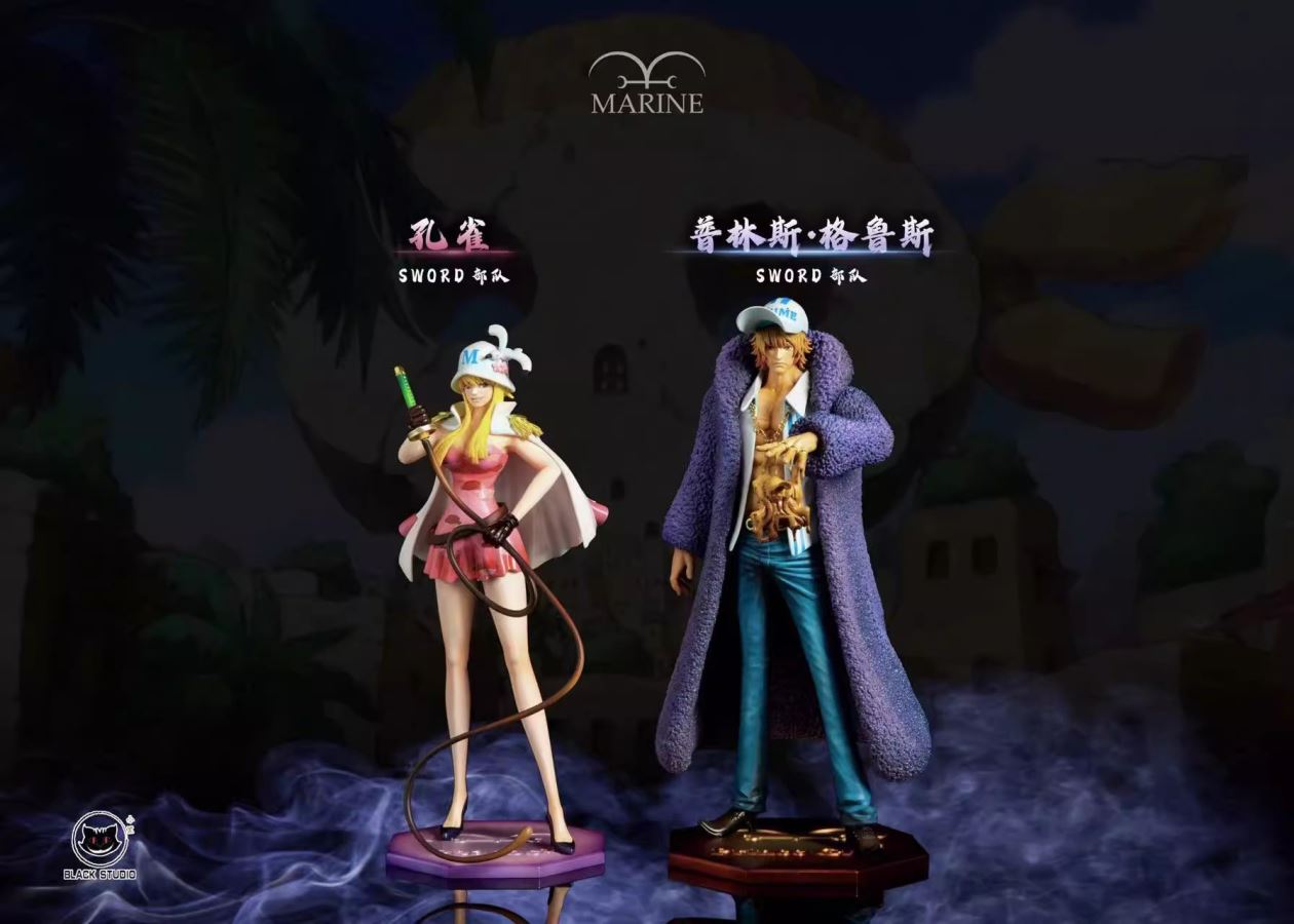 Sword Marine Peacock & Prince Grus - One Piece