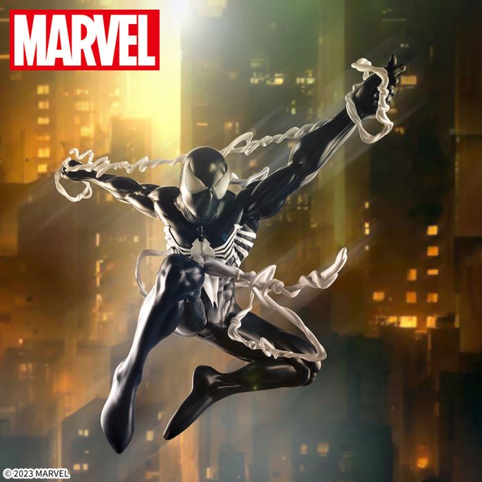 MARVEL COMICS Luminasta Black Costume Spider-Man