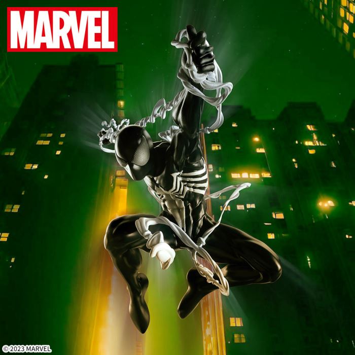 MARVEL COMICS Luminasta Black Costume Spider-Man
