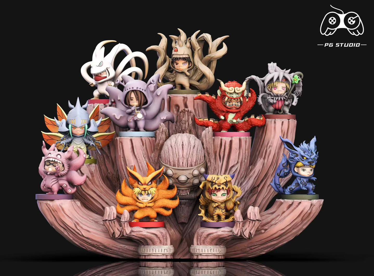 Cosplay Tailed Beasts 4Tails & 5Tails & 6Tails & 10Tails & Base – Naruto