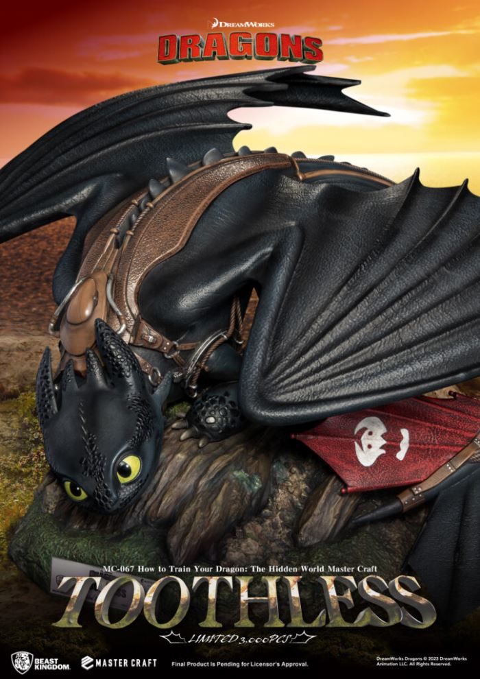 Toothless: How to Train Your Dragon: The Hidden World (Master Craft)