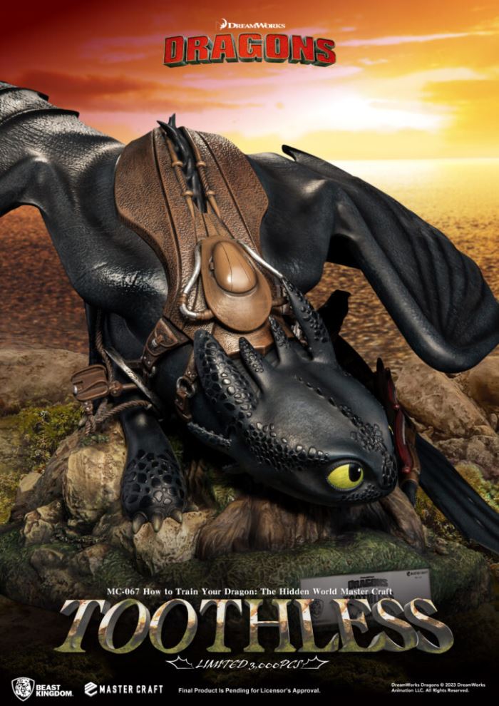 Toothless: How to Train Your Dragon: The Hidden World (Master Craft)
