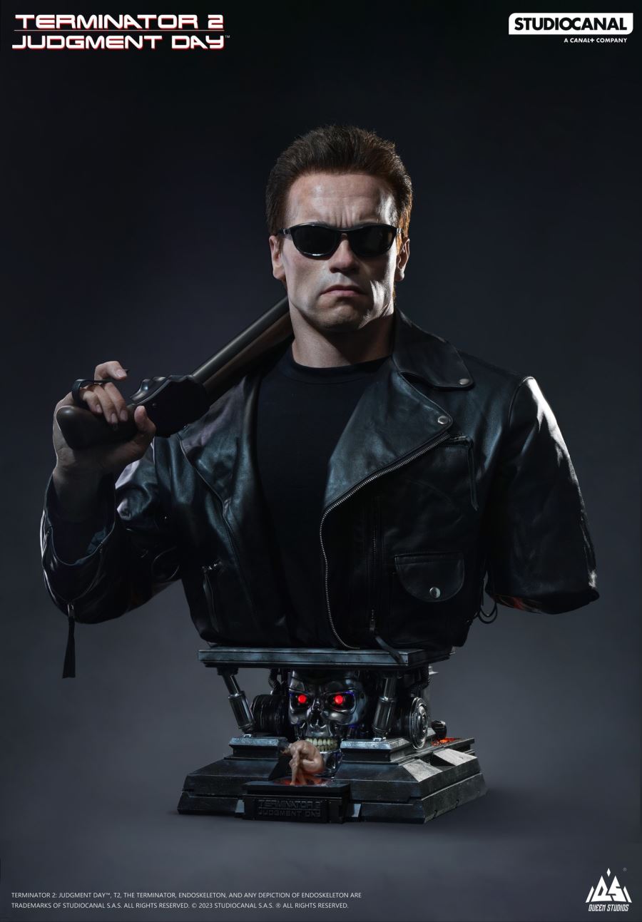 T-800 Bust 1/1 (Terminator 2 : Judgement Day) Queen Studios