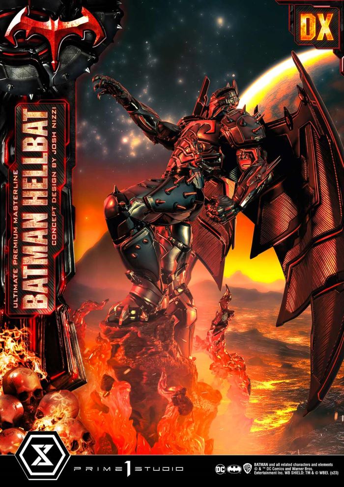 Batman (Comics) Batman Hellbat favorite Concept Design by Josh Nizzi DX version