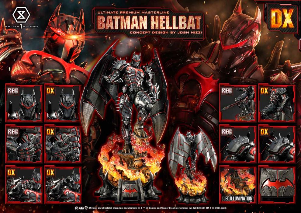 Batman (Comics) Batman Hellbat favorite Concept Design by Josh Nizzi DX version