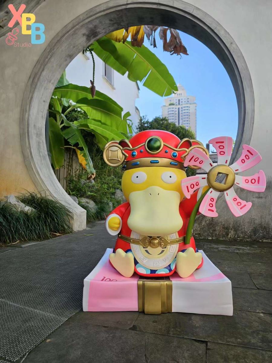 God of Wealth Psyduck - Pokemon