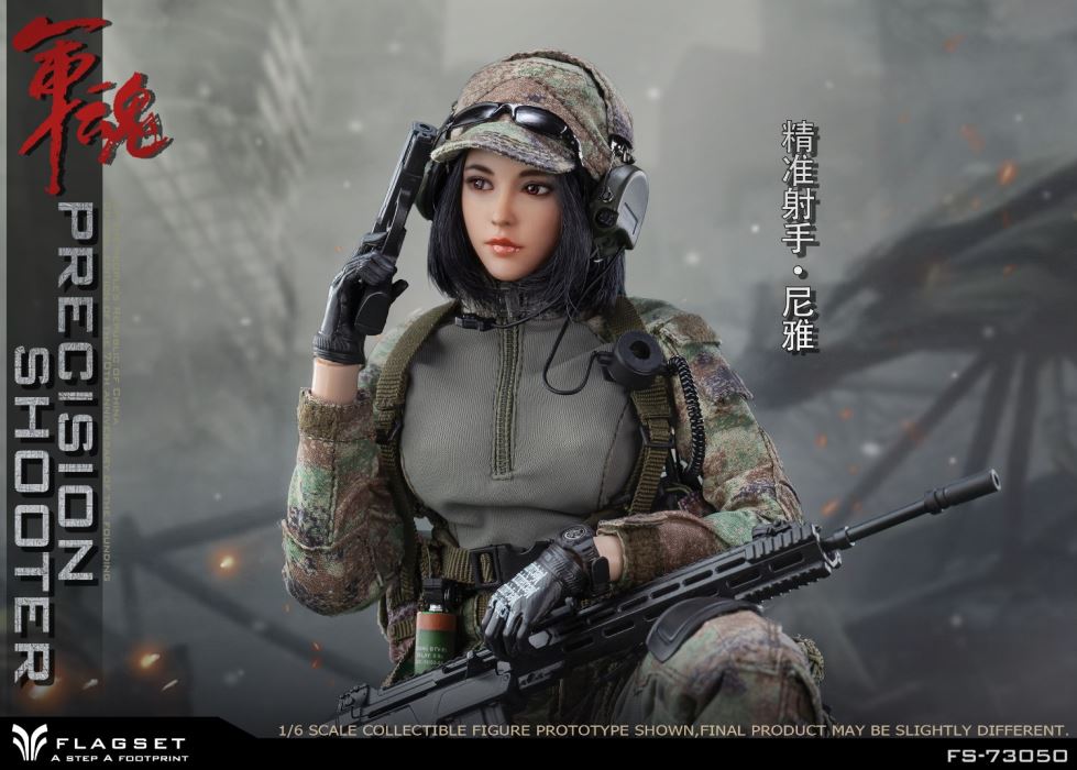 Military Soul series precision shooter Niya female player 1/6