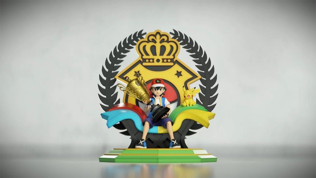 Champion Throne Ash - Pokemon