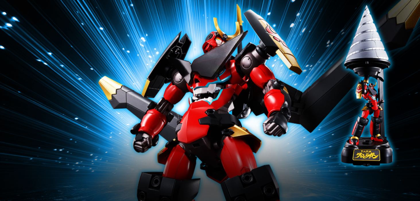 Soul of Chogokin GX-107 Complete Transformation Combined Gurren Lagann & Giant Rotation Giga Drill Set