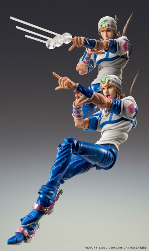 Super Action Statue JoJo's Bizarre Adventure Part.7 Steel Ball Run Johnny Joestar