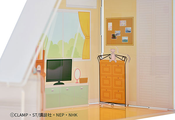 Cardcaptor Sakura: Clear Card Acrylic Diorama Background Sakura's Bedroom