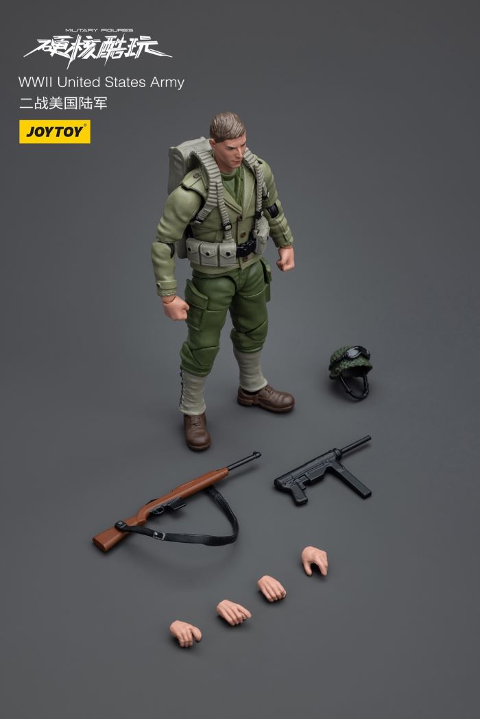 World War II-German Wehrmacht/US Army/Soviet Infantry 1/18