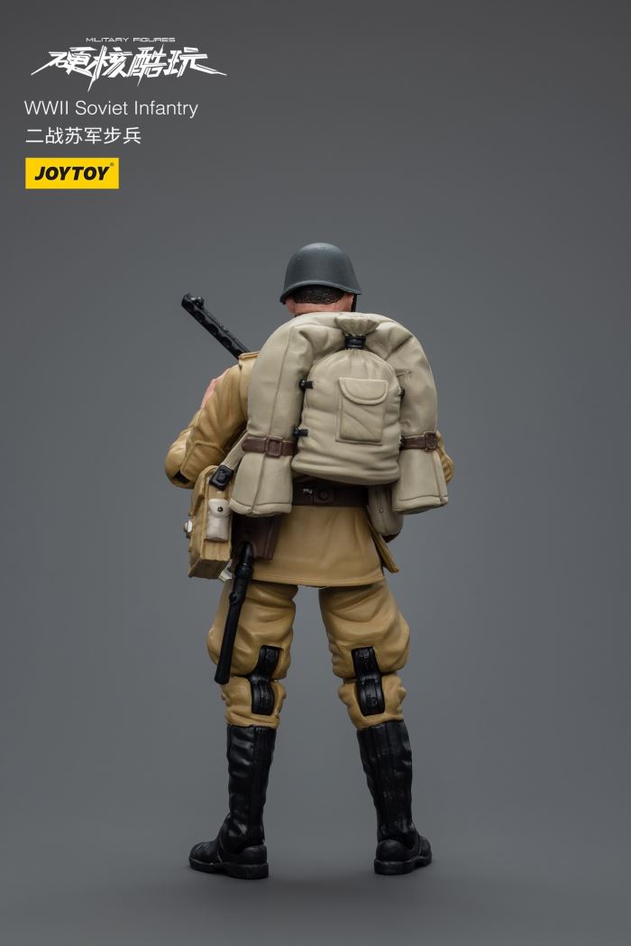 World War II-German Wehrmacht/US Army/Soviet Infantry 1/18