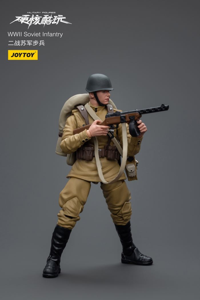 World War II-German Wehrmacht/US Army/Soviet Infantry 1/18