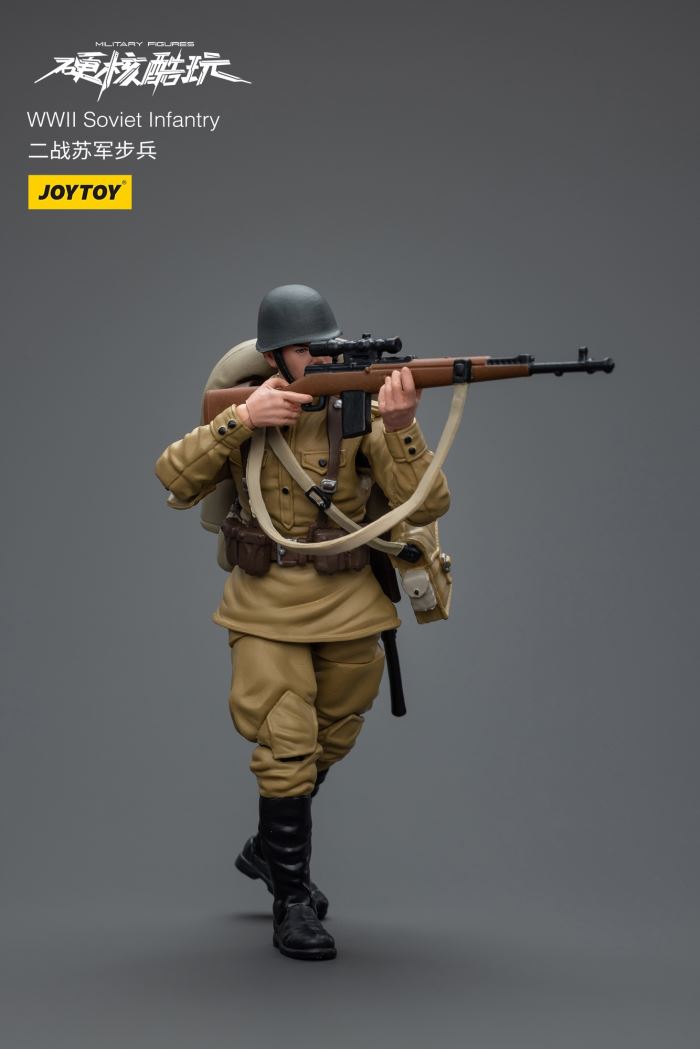 World War II-German Wehrmacht/US Army/Soviet Infantry 1/18