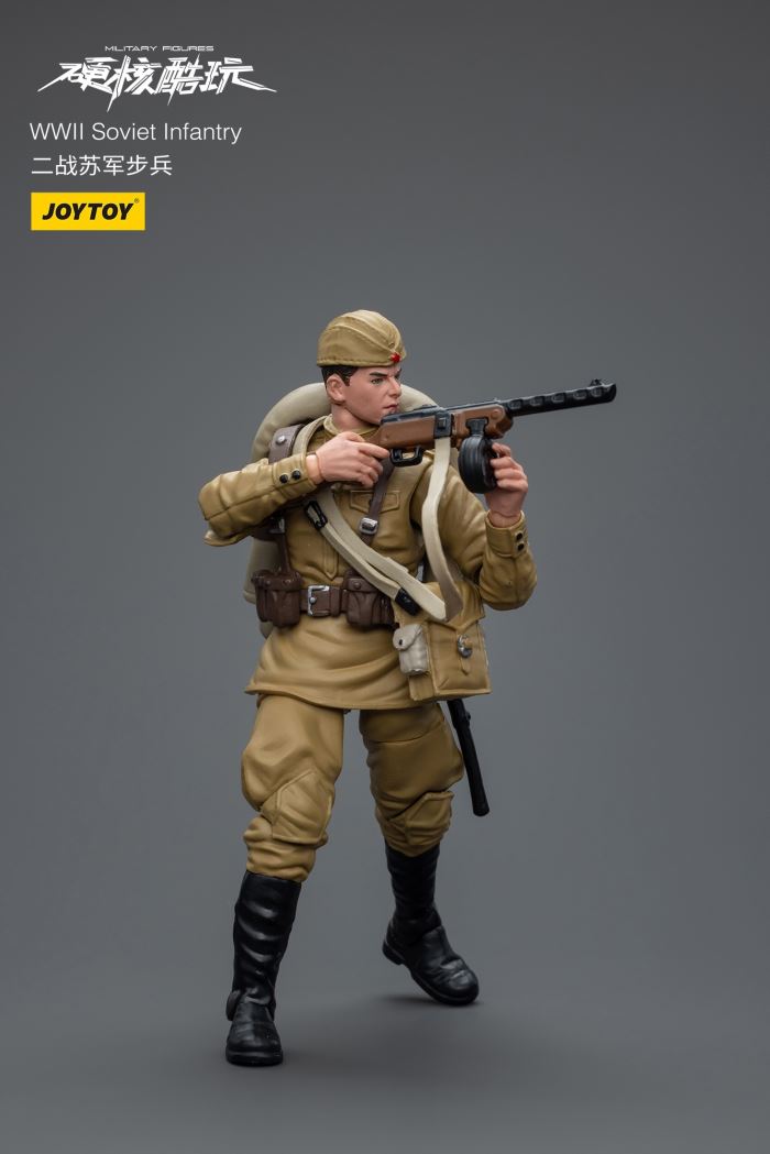 World War II-German Wehrmacht/US Army/Soviet Infantry 1/18
