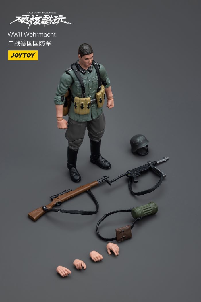 World War II-German Wehrmacht/US Army/Soviet Infantry 1/18