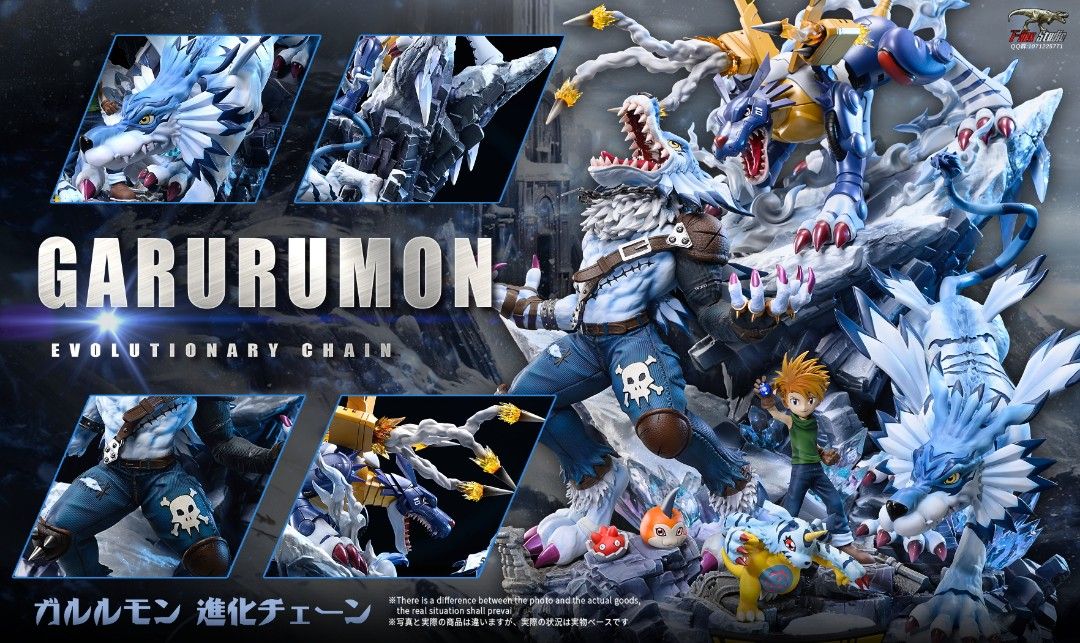 Garurumon Evolution Chain - Digimon