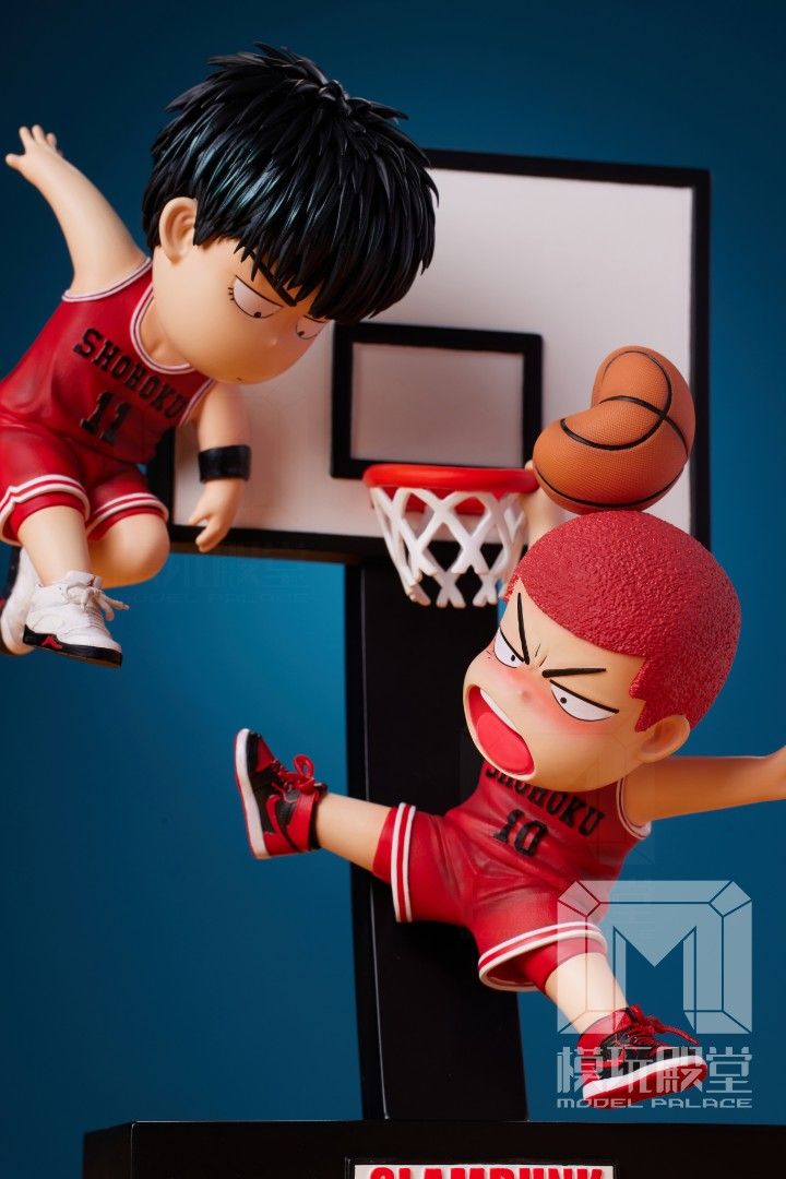 Slam Dunk Q version scene (first episode) Sakuragi Hanamichi & Rukawa Kaede