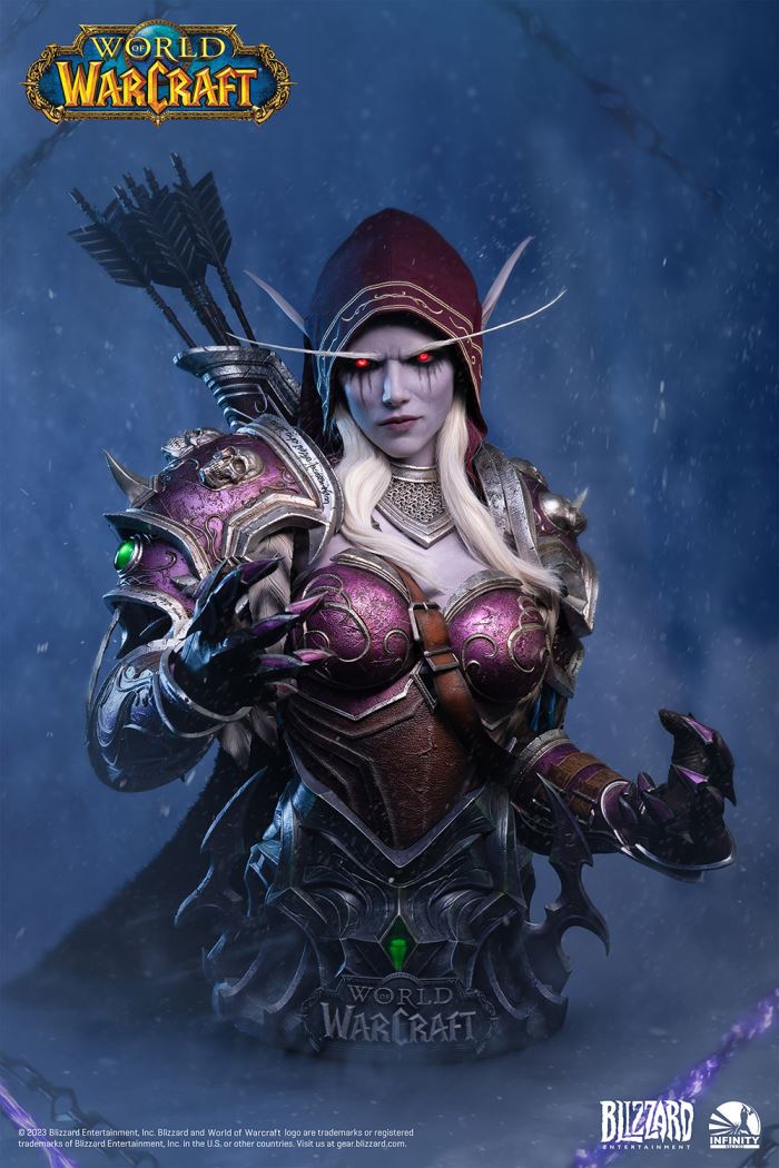 SYLVANAS WINDRUNNER Life Size Bust (World of Warcarft)