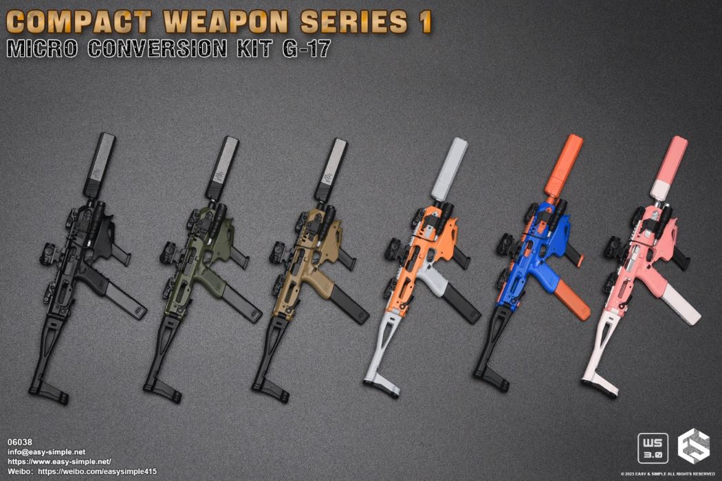 G17 Extended Weapon Set 1/6