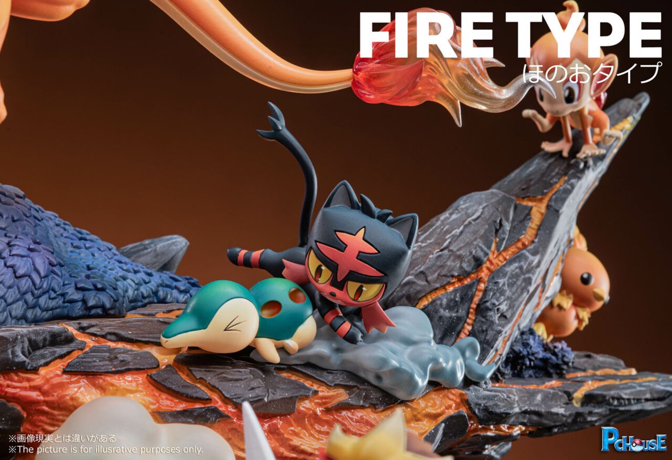 Charizard group Fire - Pokemon