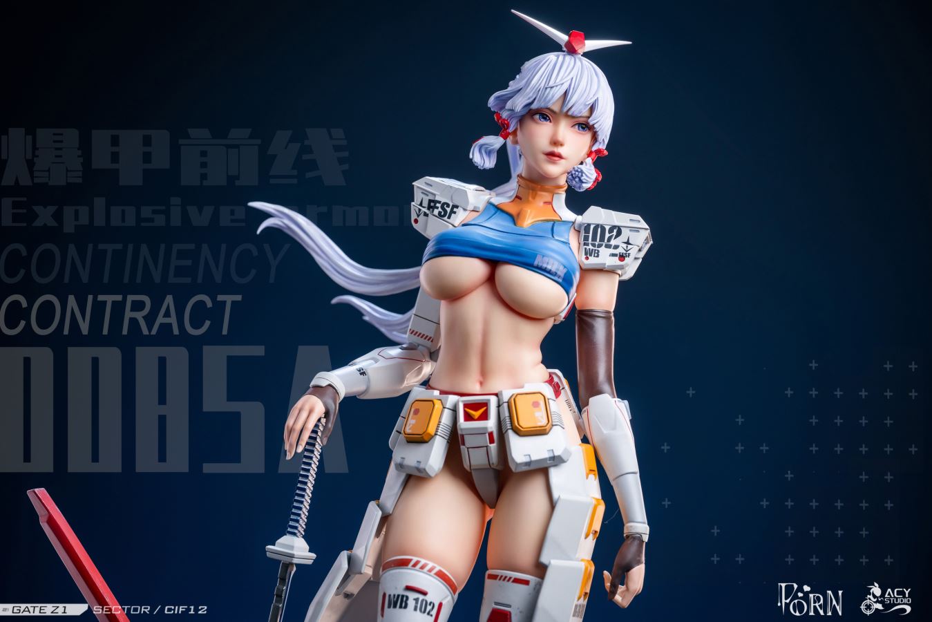 [RX-HUA] Ayaka cos RX-78 1/4