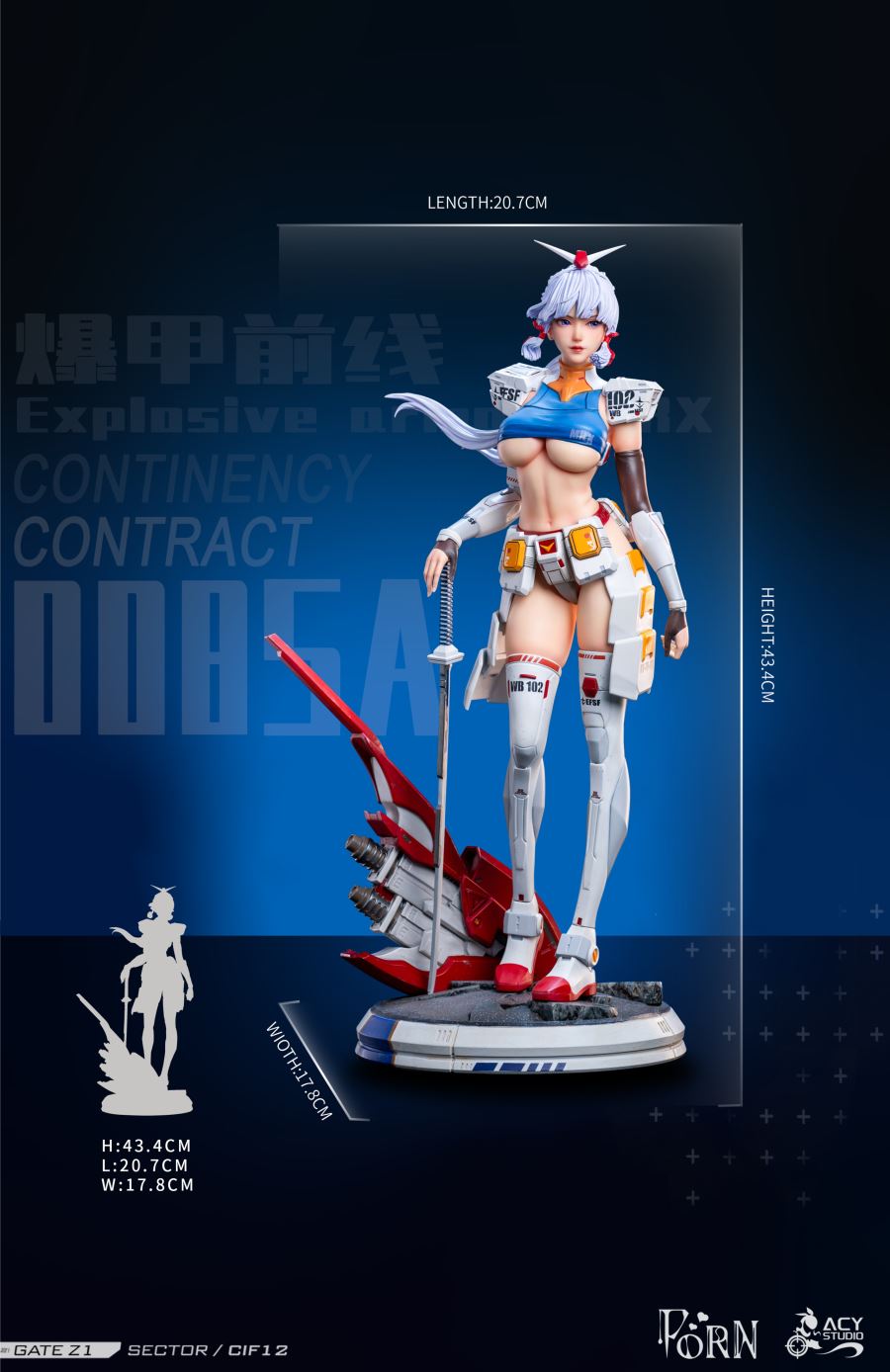 [RX-HUA] Ayaka cos RX-78 1/4