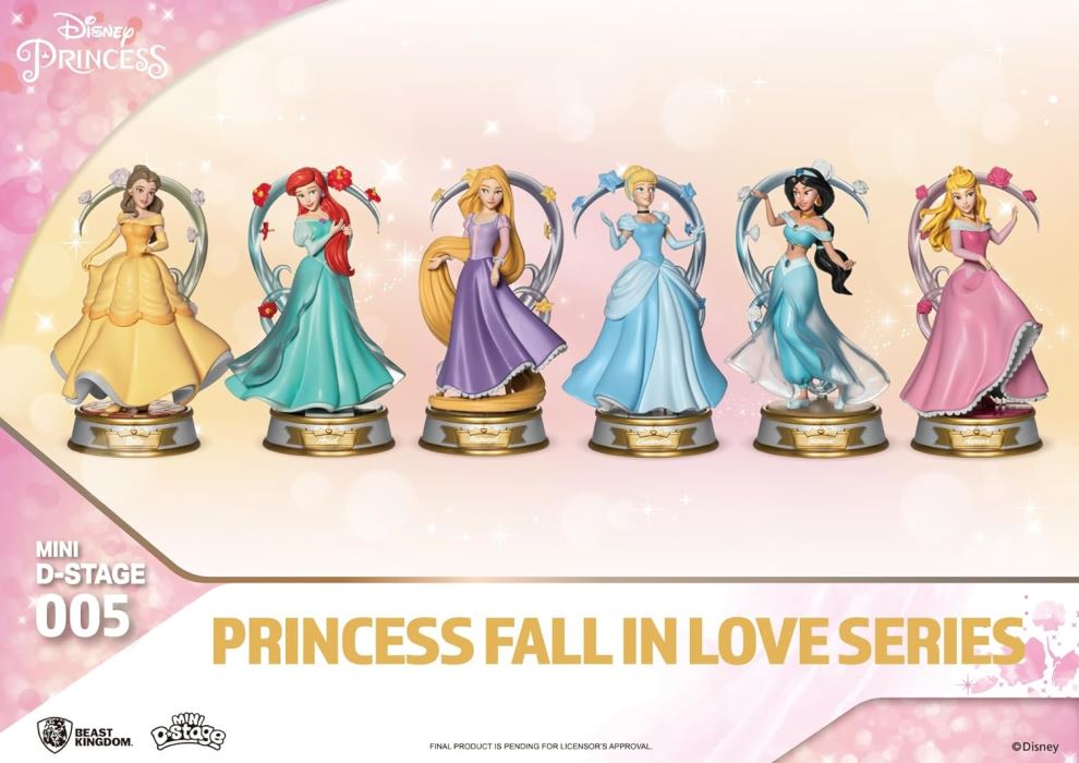 Mini D Stage #005 Disney Princess Fallen Love Series 6 pieces set